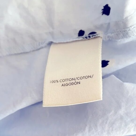 Ann Taylor Sleeveless V-Neck Button Down Blouse | Size Small | 100% Cotton EUC - Picture 7 of 9